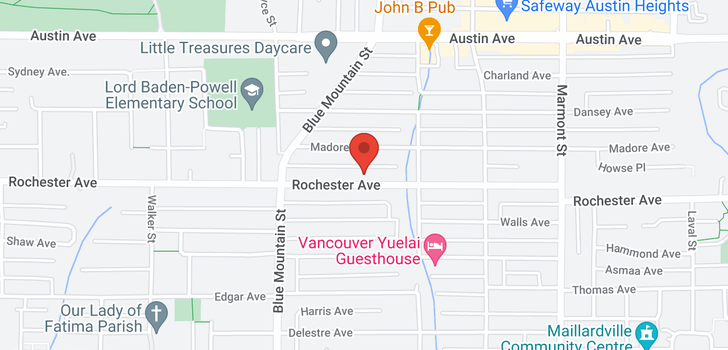 map of 943 ROCHESTER AVENUE